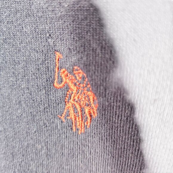 U.S. Polo Assn. Navy Blue Crewneck Sweatshirt Large Cotton/Polyester - Picture 3 of 5